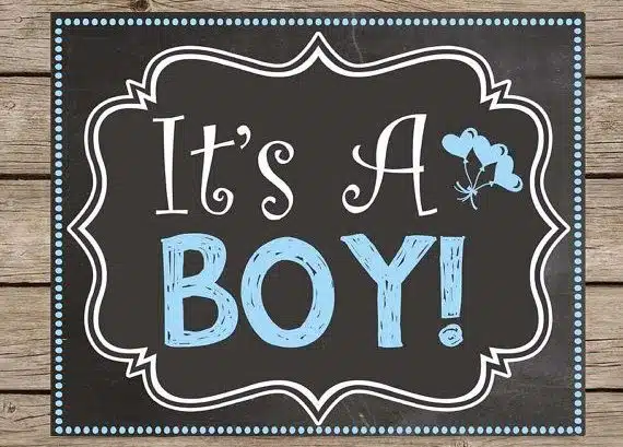 it's a boy new baby